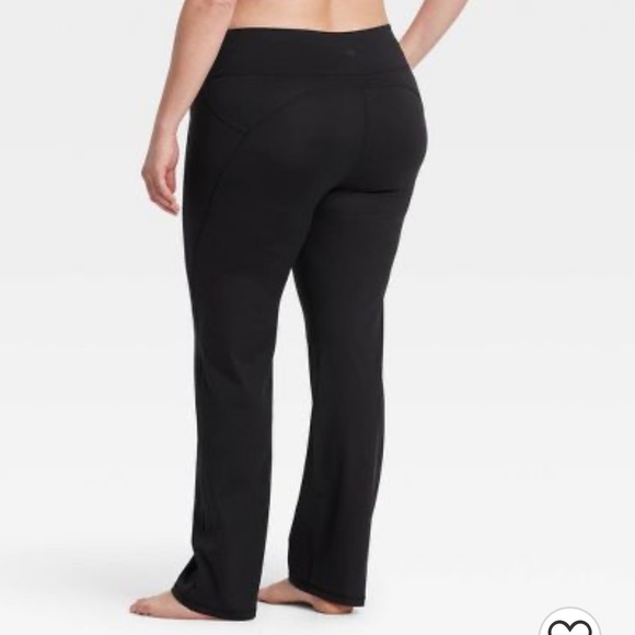 All In Motion Women's Contour Power Waist Mid-Rise Straight Leg Pants 1X Short - Picture 2 of 8